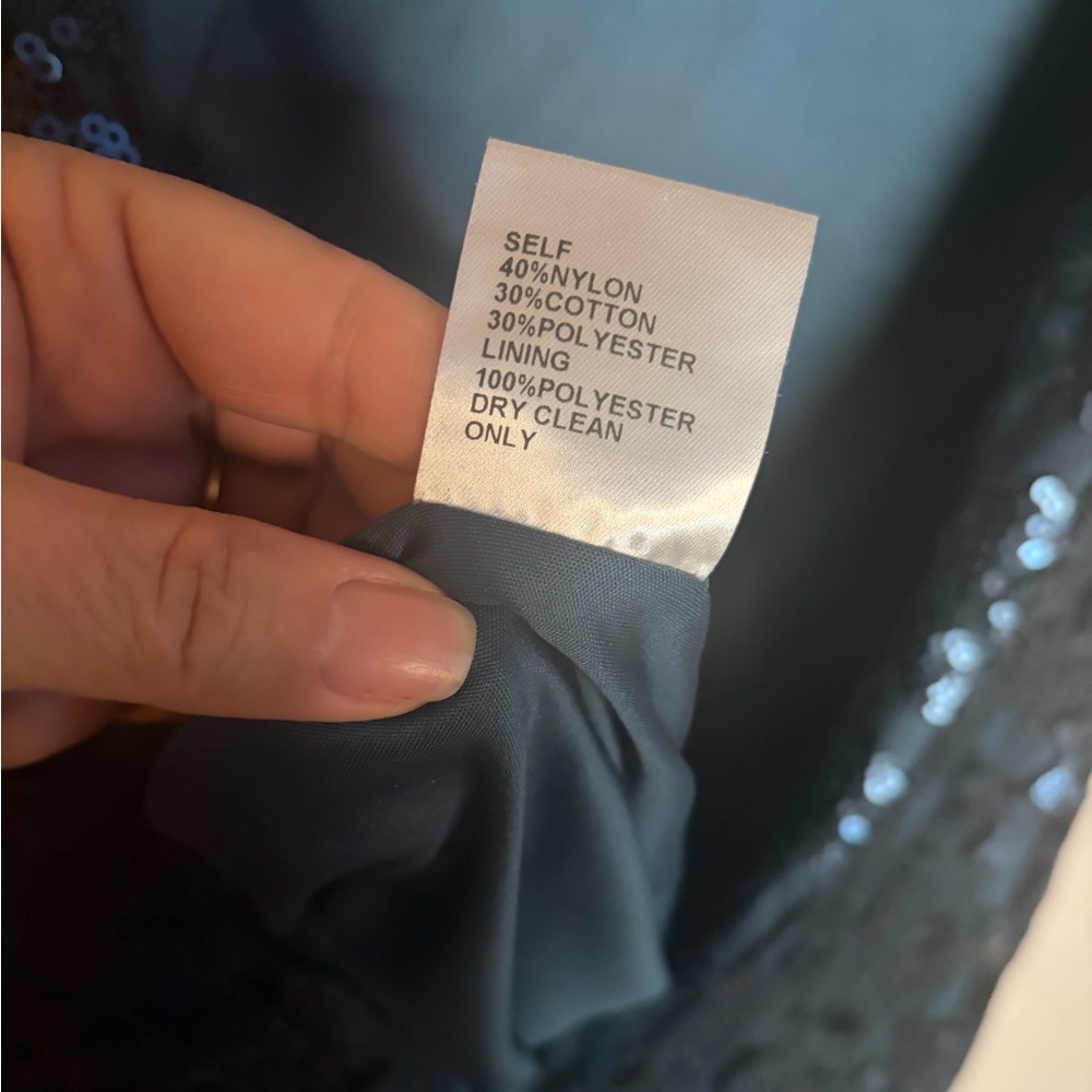 Tadashi Shoji Dress, Teal Lace Overlay‎ - Picture 11 of 12
